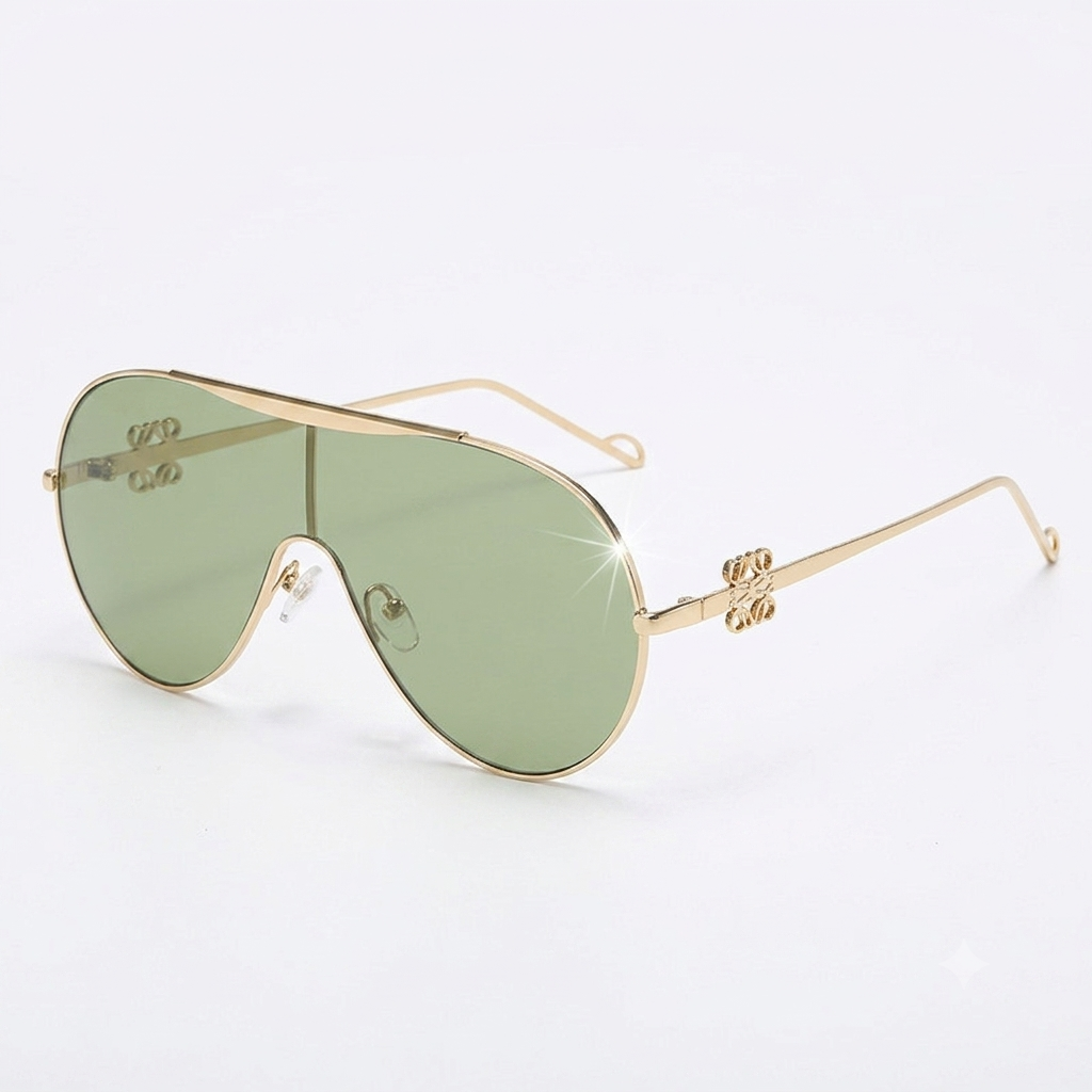 Lentes Aviador Shield Verde