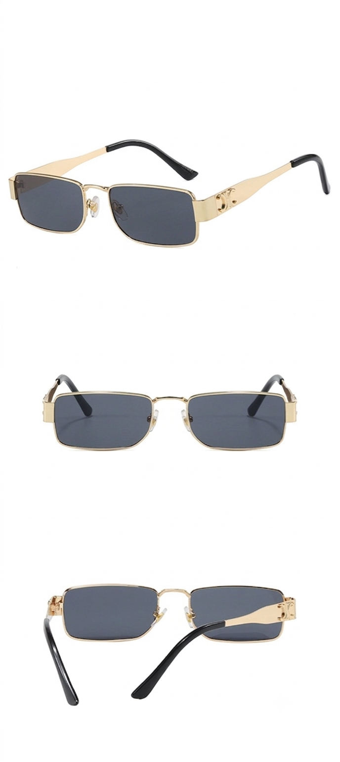 Lentes de Sol Dorados