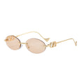 Gafas unisex marco ovalado