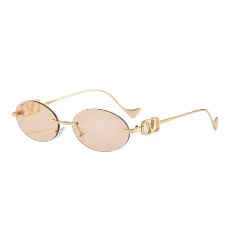 Gafas unisex marco ovalado