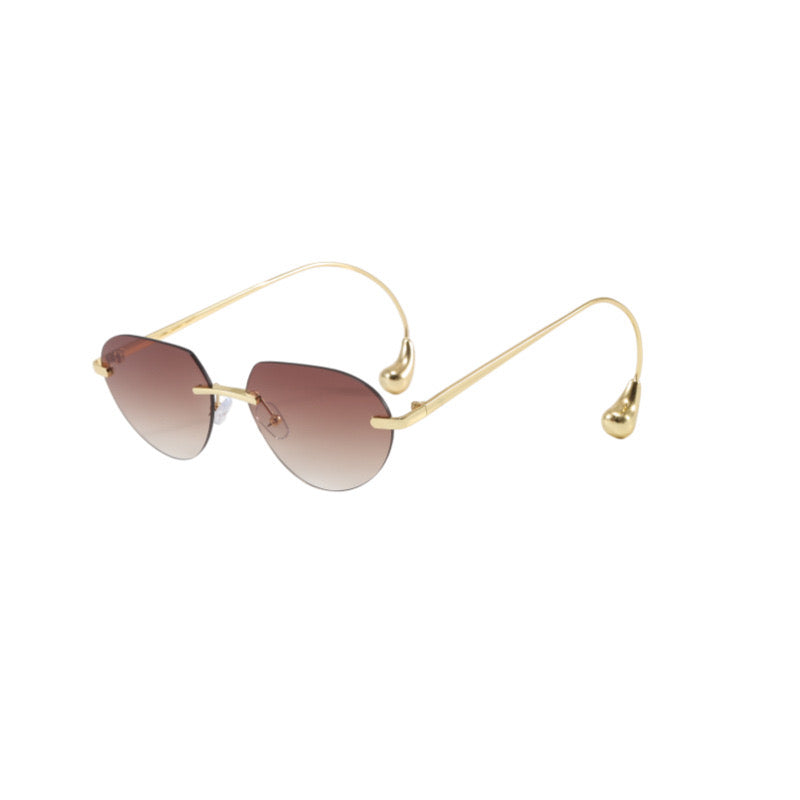 Gafas de sol minimalistas sin Marco ￼