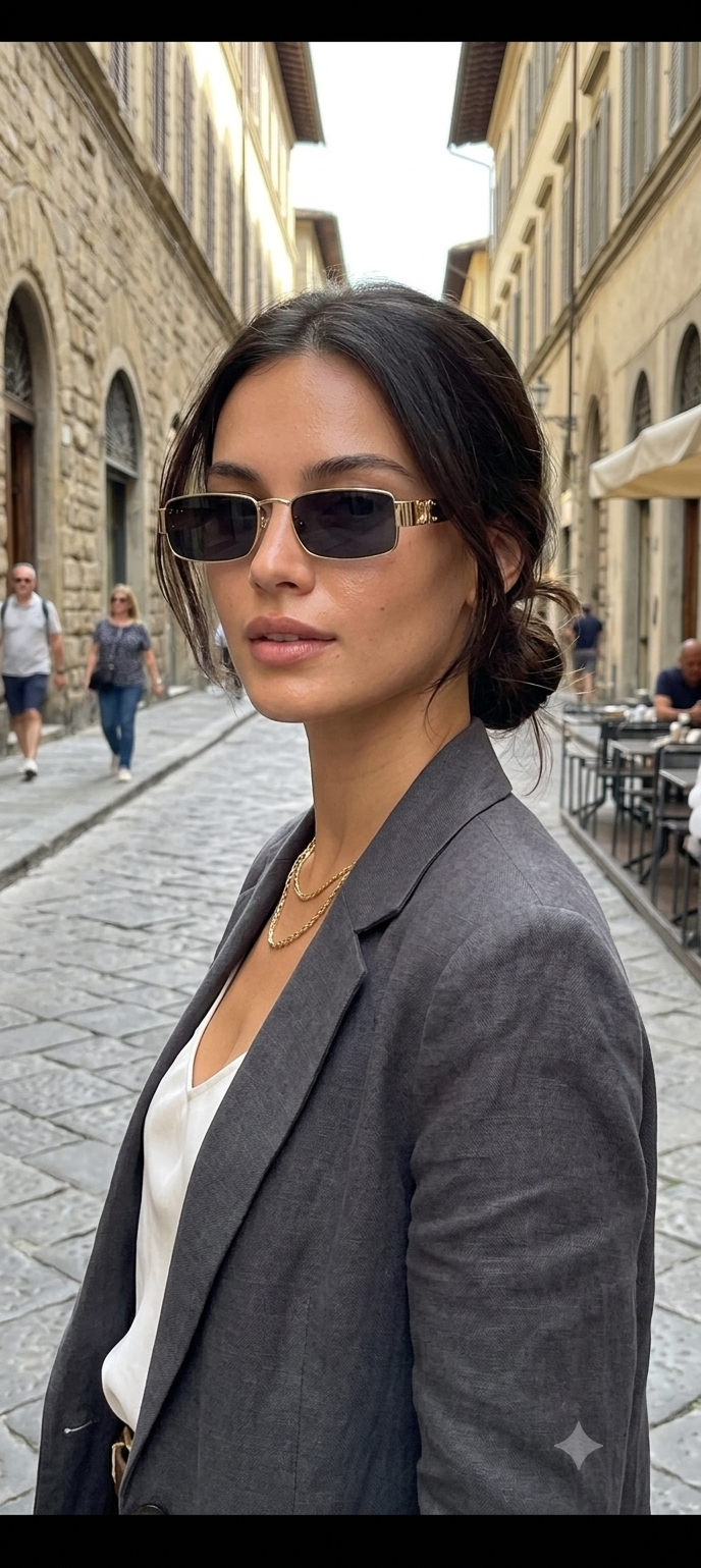 Lentes de Sol Dorados