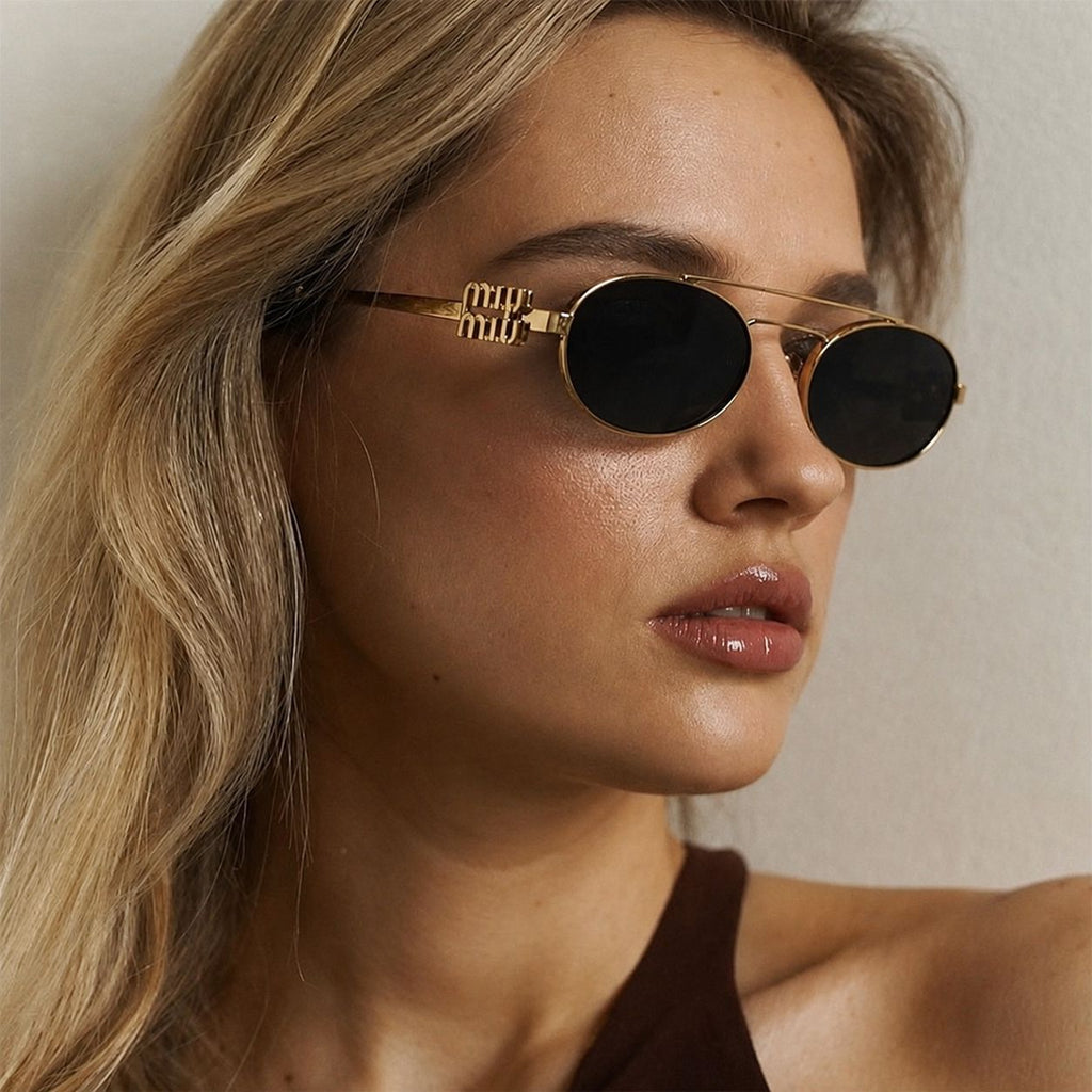 Lentes de sol ovalados